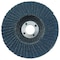 Weiler 4" Tiger Disc Abrasive Flap Disc, Conical (TY29), 40Z, 5/8" 50593 - alternate 3